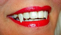 vampire teeth