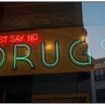 "No drugs" sign