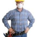 A photo of a man builder